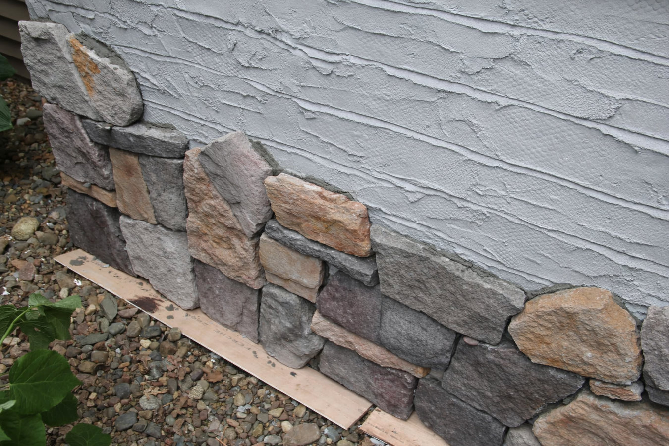 Stone veneer installation in Spring Hill, FL